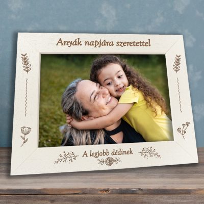 Anyák napi képkeret: A legjobb Anyu (fekvő)
