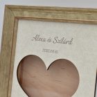 Homokceremónia szett Fényképtartóval Classic Bronz