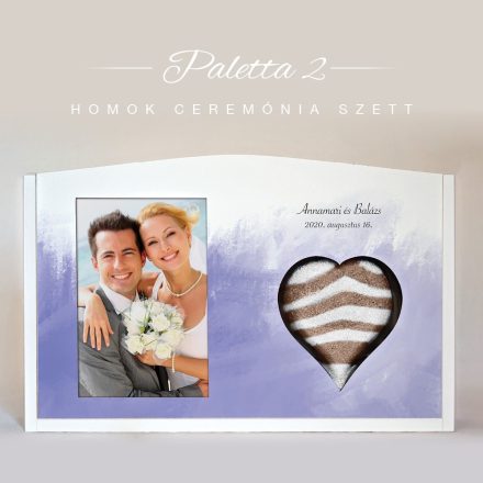 Homok ceremónia szett - Paletta 2