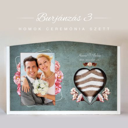 Homok ceremónia szett - Burjánzás 3