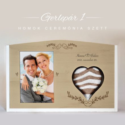 Homok ceremónia szett - Gerlepár 1
