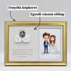 Lakatceremónia szett Fényképtartóval Classic Arany