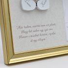 Lakatceremónia szett Fényképtartóval Classic Arany