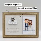 Lakatceremónia szett Fényképtartóval Classic Bronz