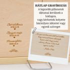 Lakatceremónia szett Fényképtartóval Classic Ezüst