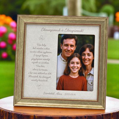 Szülőköszöntő ajándék esküvőre Classic Bronz