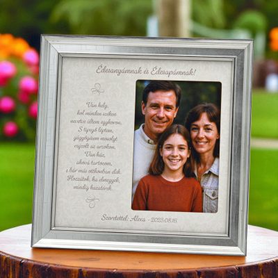 Szülőköszöntő ajándék esküvőre Classic Ezüst
