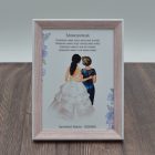 Szülőköszöntő képkeret - Menyasszony és Örömanya / Nagymama