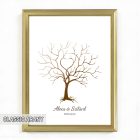 Ujjlenyomatos képkeret (Diófa) 30x40cm