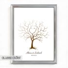 Ujjlenyomatos képkeret (Diófa) 30x40cm