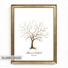 Ujjlenyomatos képkeret (Diófa) 30x40cm