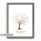 Ujjlenyomatos képkeret (Diófa) 30x40cm