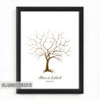 Ujjlenyomatos képkeret (Diófa) 30x40cm