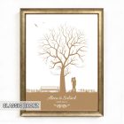 Ujjlenyomatos képkeret (Gesztenyefa - vonzalom) 30x40cm