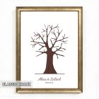 Ujjlenyomatos képkeret (Öregtölgy) 30x40cm