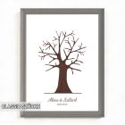 Ujjlenyomatos képkeret (Öregtölgy) 30x40cm