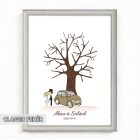 Ujjlenyomatos képkeret (Öregtölgy - álompár) 30x40cm