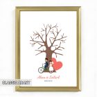 Ujjlenyomatos képkeret (Öregtölgy - csak lazán) 30x40cm