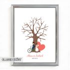 Ujjlenyomatos képkeret (Öregtölgy - csak lazán) 30x40cm