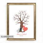 Ujjlenyomatos képkeret (Öregtölgy - csak lazán) 30x40cm