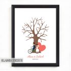 Ujjlenyomatos képkeret (Öregtölgy - csak lazán) 30x40cm