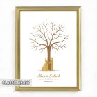 Ujjlenyomatos képkeret (Tulipánfa - örökké) 30x40cm