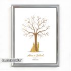 Ujjlenyomatos képkeret (Tulipánfa - örökké) 30x40cm