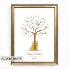 Ujjlenyomatos képkeret (Tulipánfa - örökké) 30x40cm