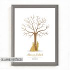 Ujjlenyomatos képkeret (Tulipánfa - örökké) 30x40cm