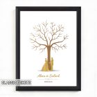 Ujjlenyomatos képkeret (Tulipánfa - örökké) 30x40cm