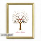 Ujjlenyomatos képkeret (Véndiófa - szerelem) 30x40cm