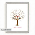 Ujjlenyomatos képkeret (Véndiófa - szerelem) 30x40cm